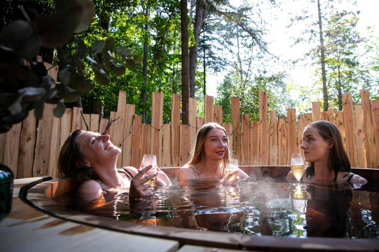 Bain De Foret - Lodges Cosy & Spa Neufchâtel-Hardelot Exterior foto
