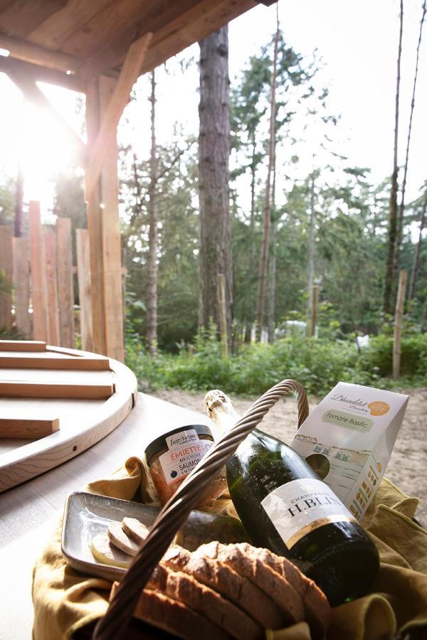 Bain De Foret - Lodges Cosy & Spa Neufchâtel-Hardelot Exterior foto